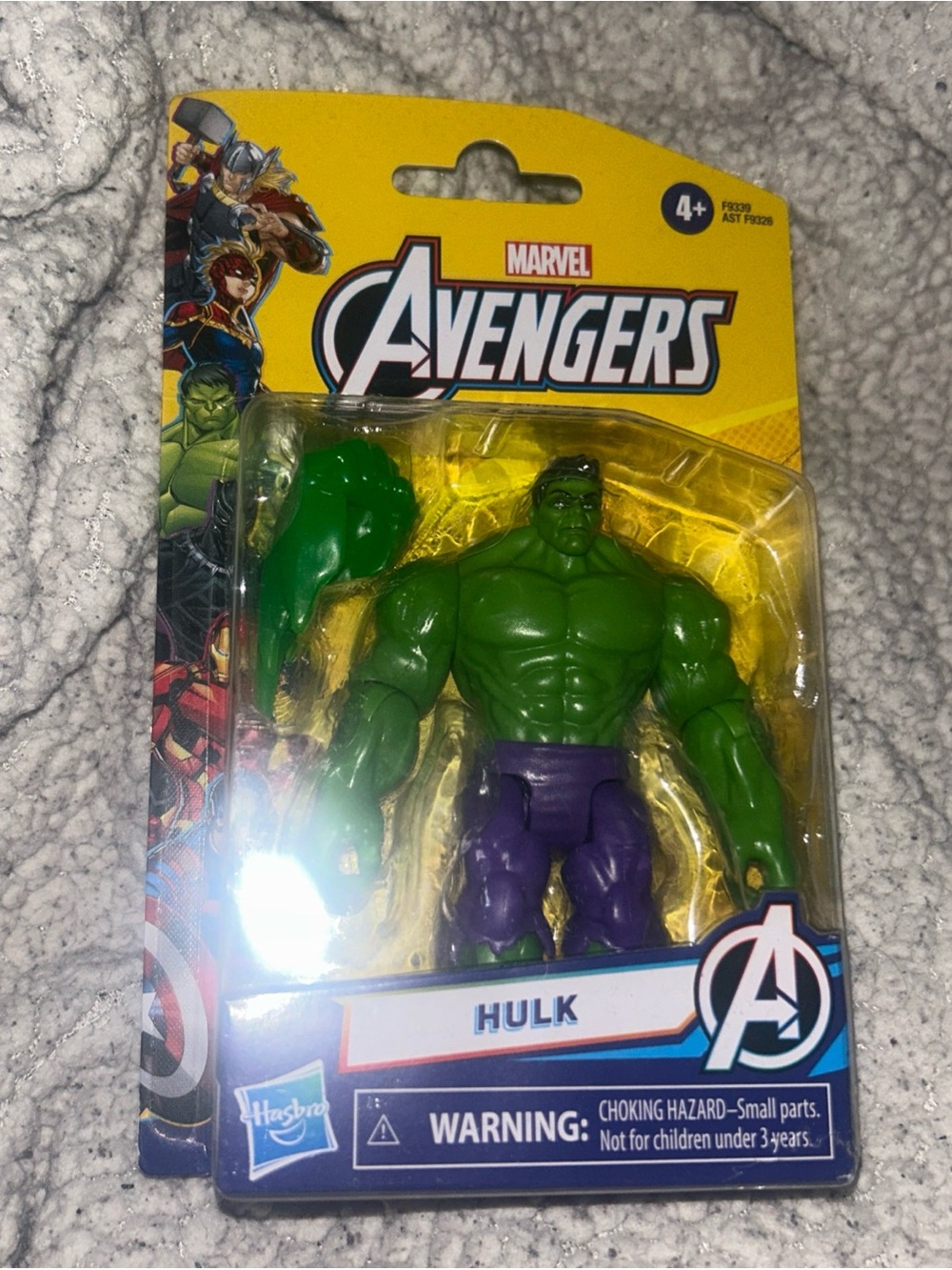 Marvel Avengers Hulk 2024 Epic Hero Series Action Figure New In Box Hasbro